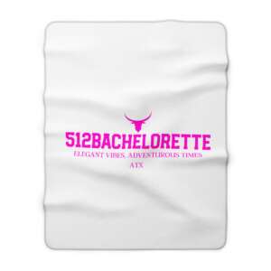 512Bachelorette Austin Bachelorette Sherpa Blanket — Bride Squad Cozy Gift Blanket