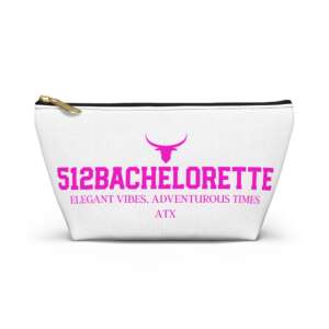 512Bachelorette Austin Bachelorette Makeup Bag — Bride Squad Cosmetic Pouch Organizer