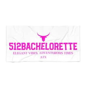 512Bachelorette Austin Bachelorette Beach Towel — Bride Squad Pool Party Towel