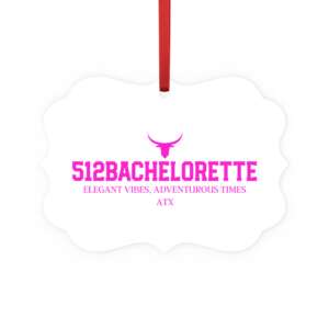 512Bachelorette Austin Bachelorette Metal Ornament — Bride Squad Keepsake Aluminum Ornament