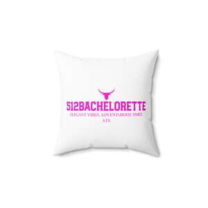 512Bachelorette Austin Bachelorette Throw Pillow — Bride Squad Home Decor Cushion