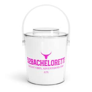 512Bachelorette Austin Bachelorette Ice Bucket — Bride Squad Acrylic Lucite Party Ice Bucket