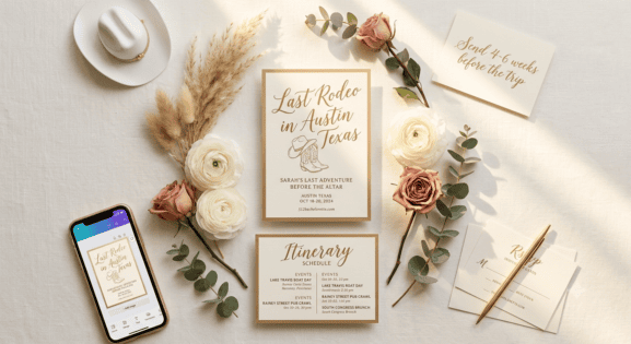 Austin bachelorette invitation wording guide 2026