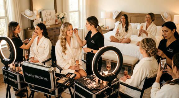 Beauty Studio Inc Austin bachelorette mobile glam guide 2026