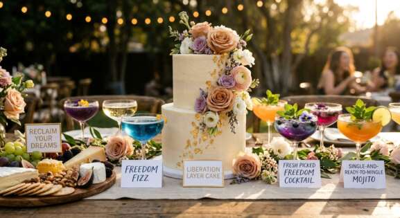 Divorce party food and drink guide 2026